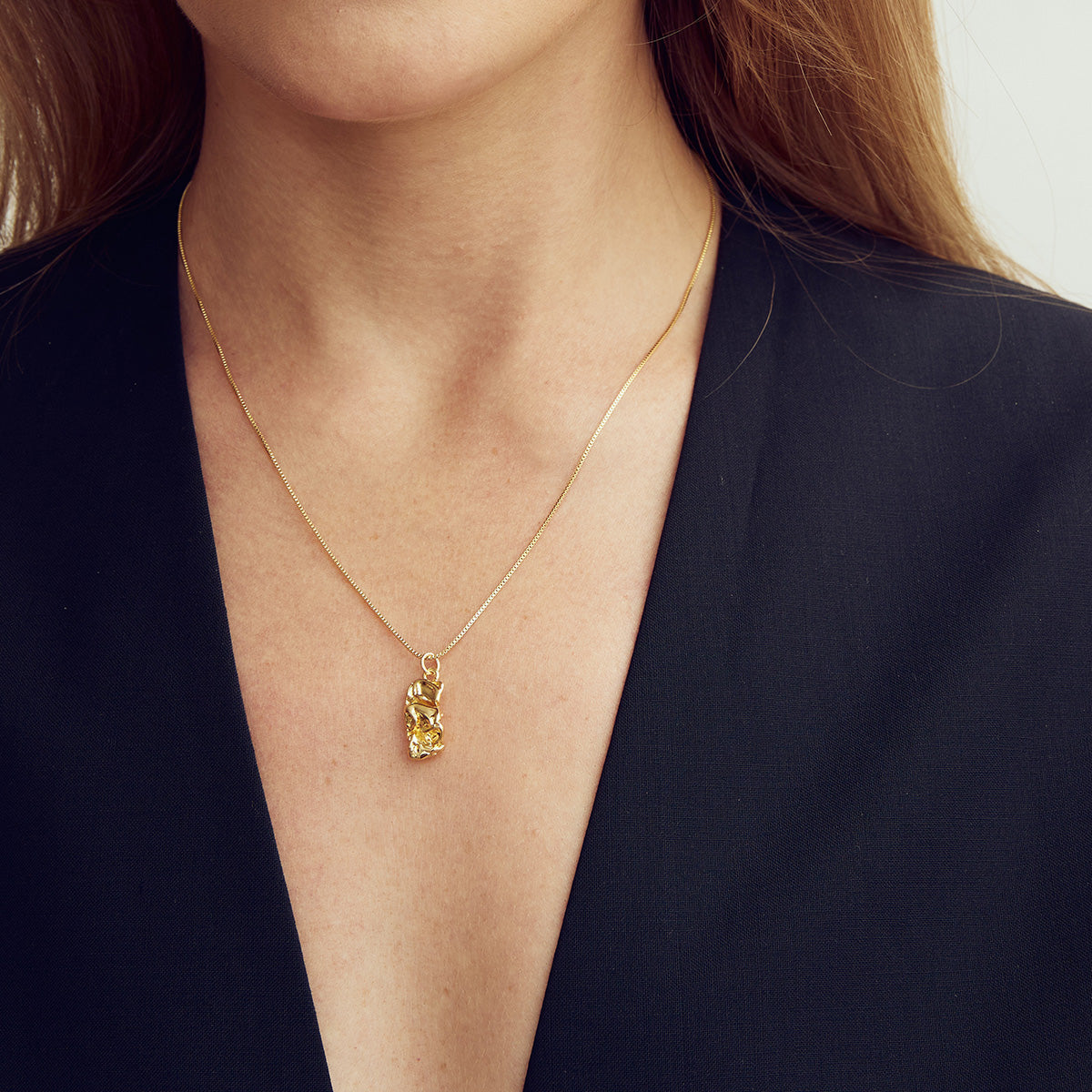 Noelle Pendant - 18 carat gold plated