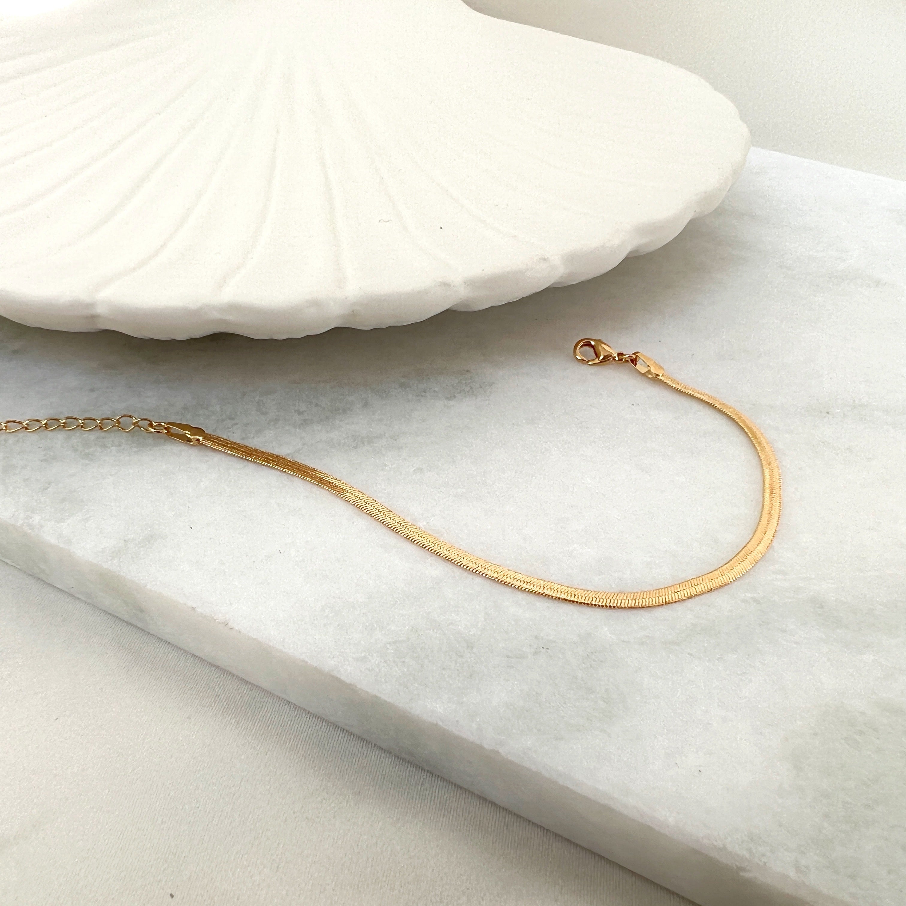 Laura Anklet - 18 carat gold plated