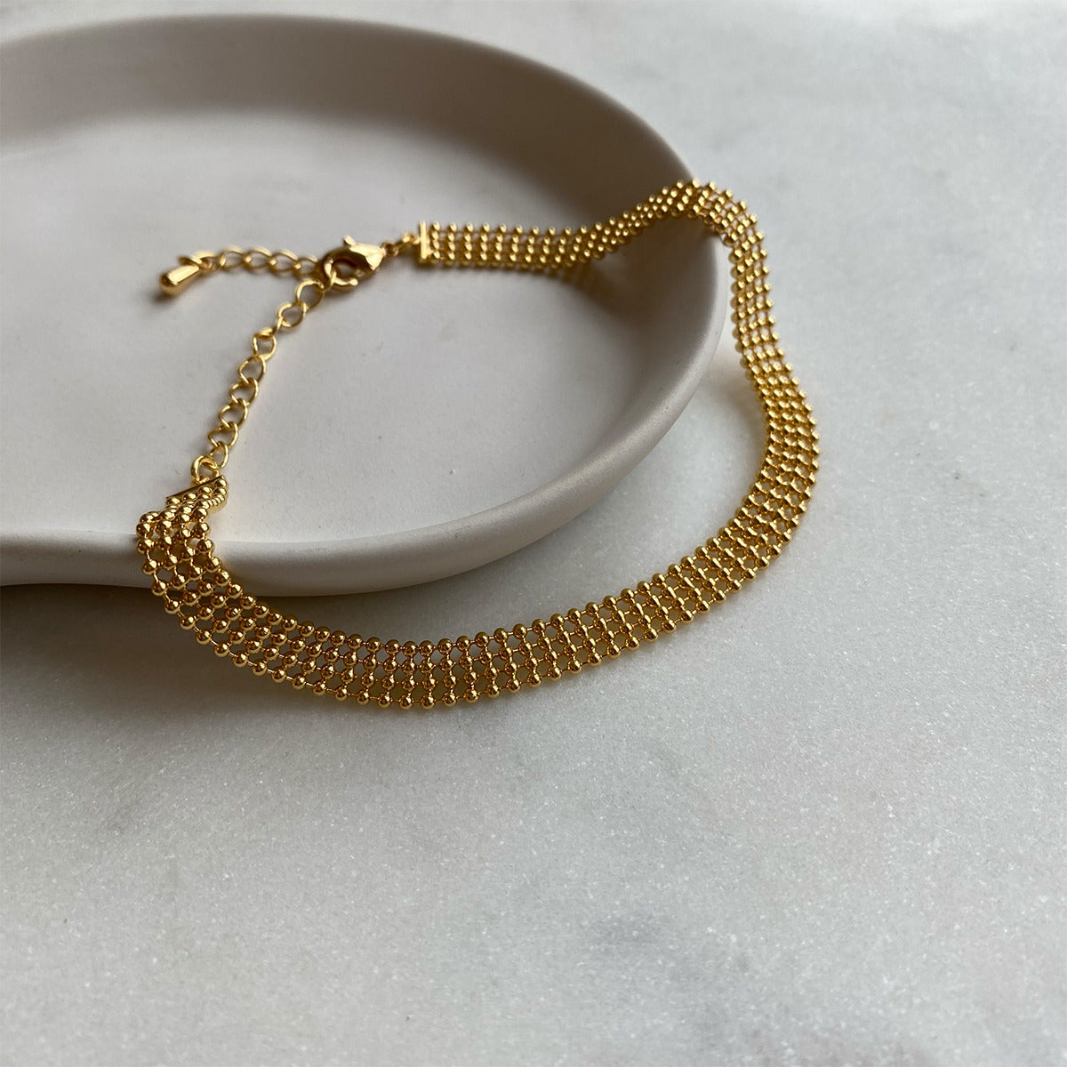 Eden Anklet - 18 carat gold plated