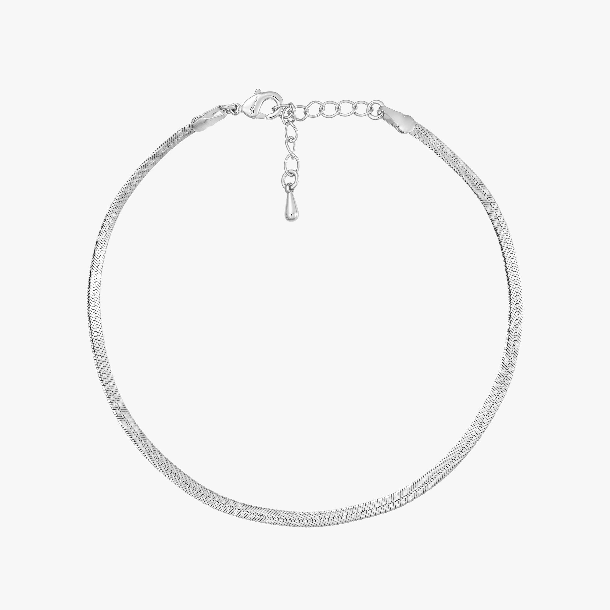 Laura Anklet - Silver Plated