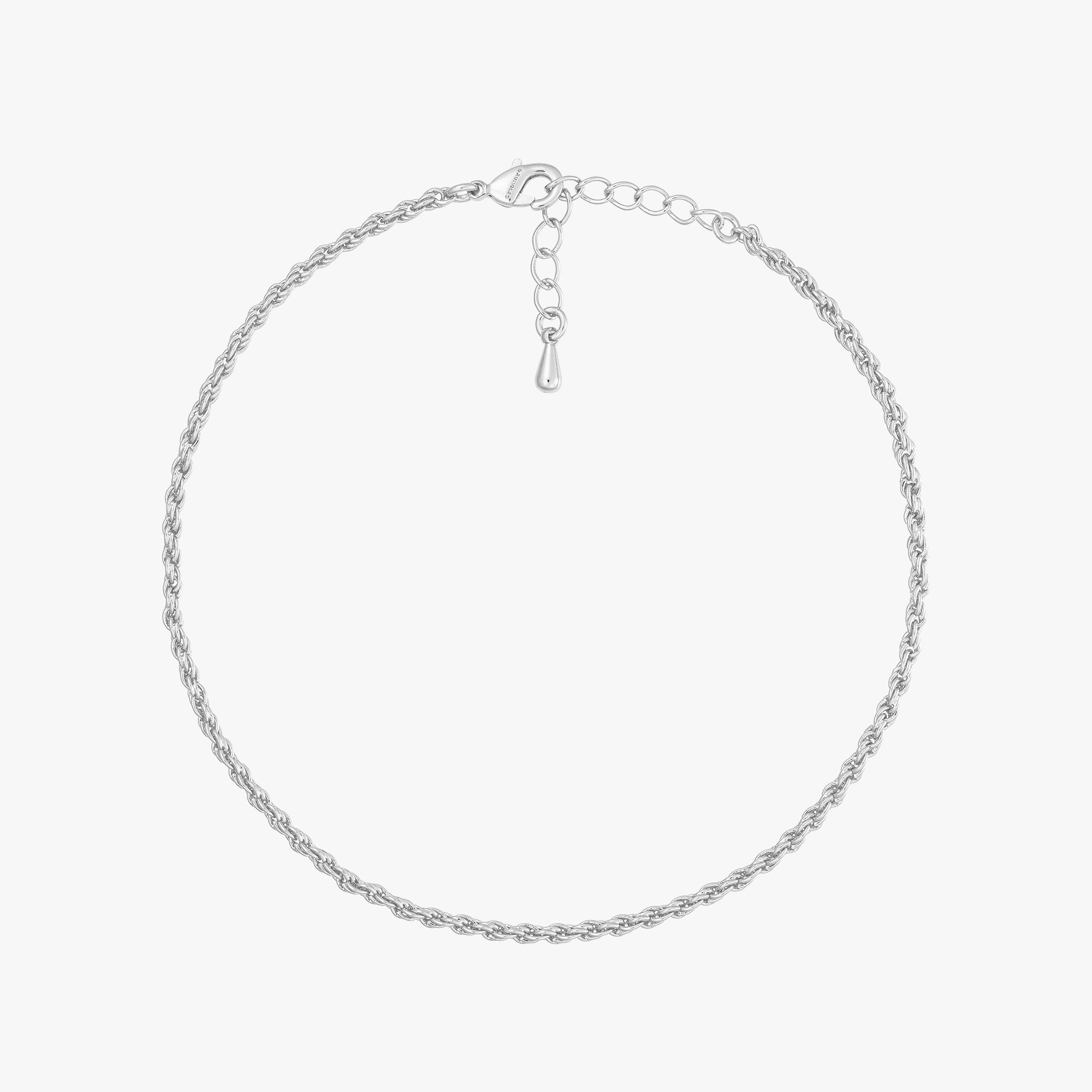 Marie Anklet - Silver Plated