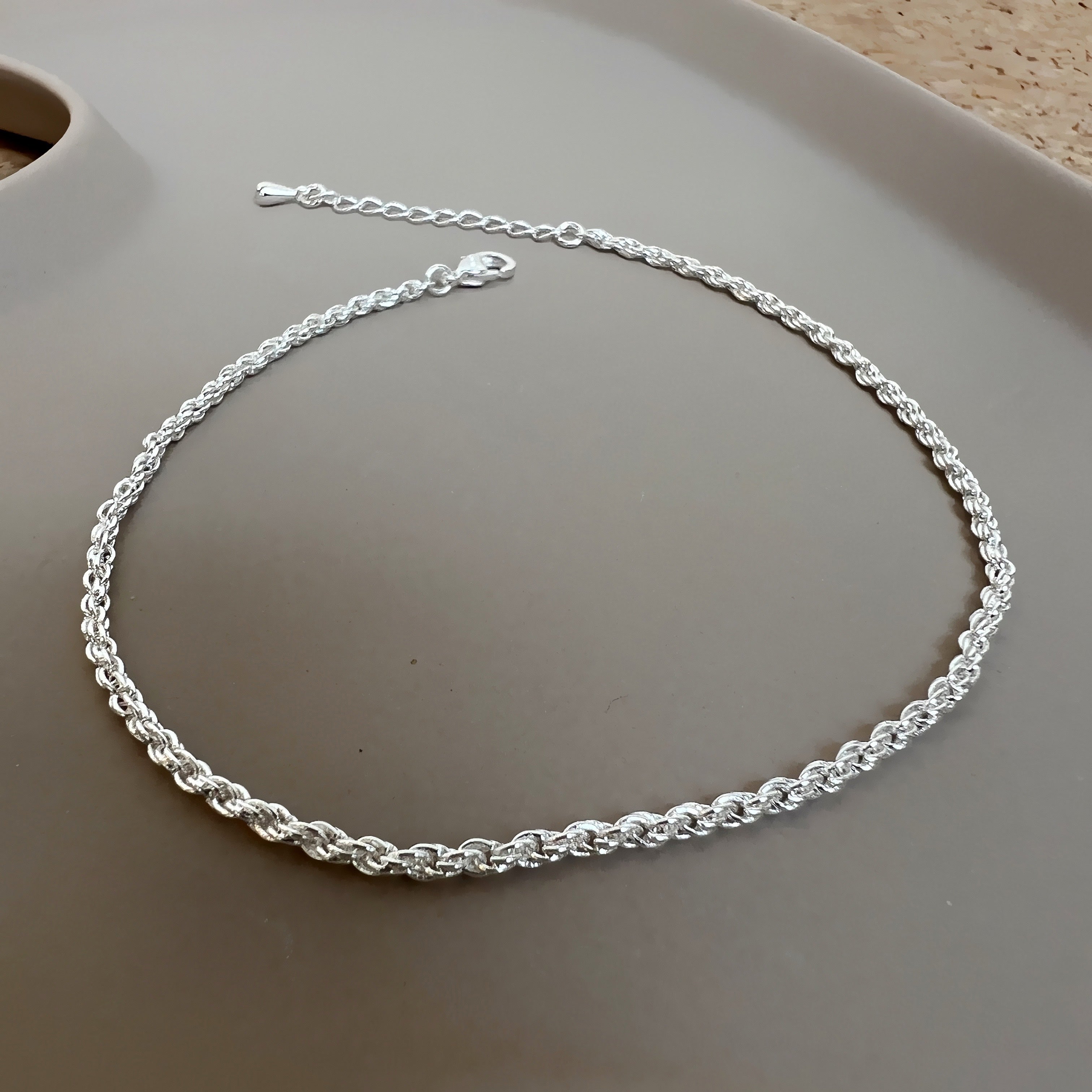 Marie Anklet - Silver Plated