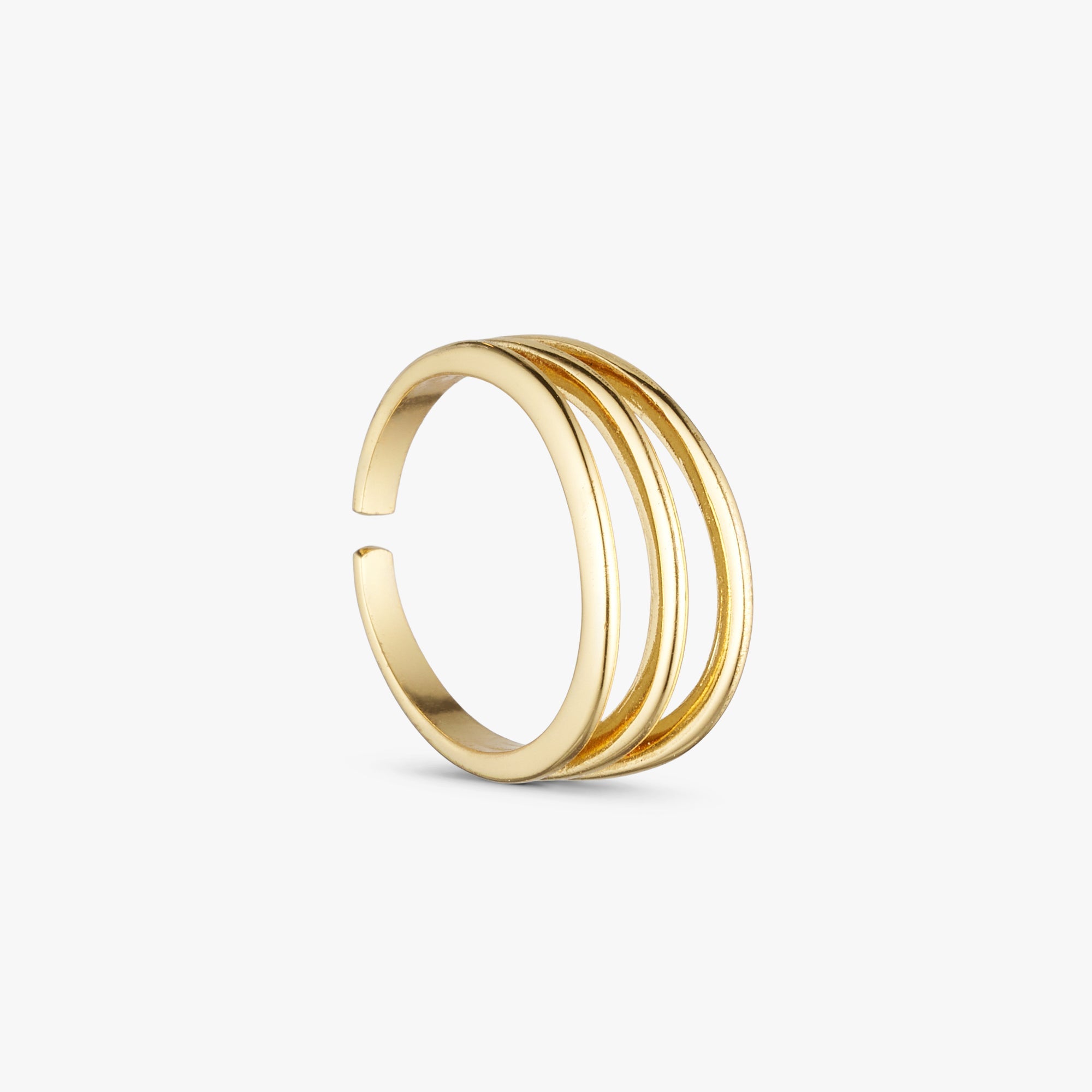 Iris Ring - 18 carat gold plated