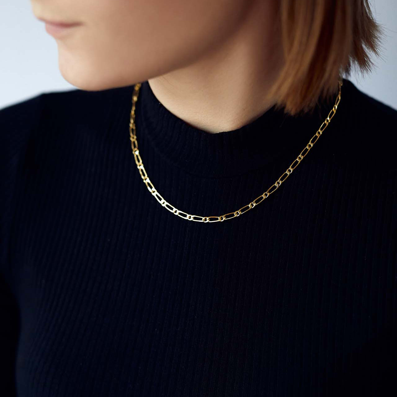 Barbette Necklace - 18 carat gold plated