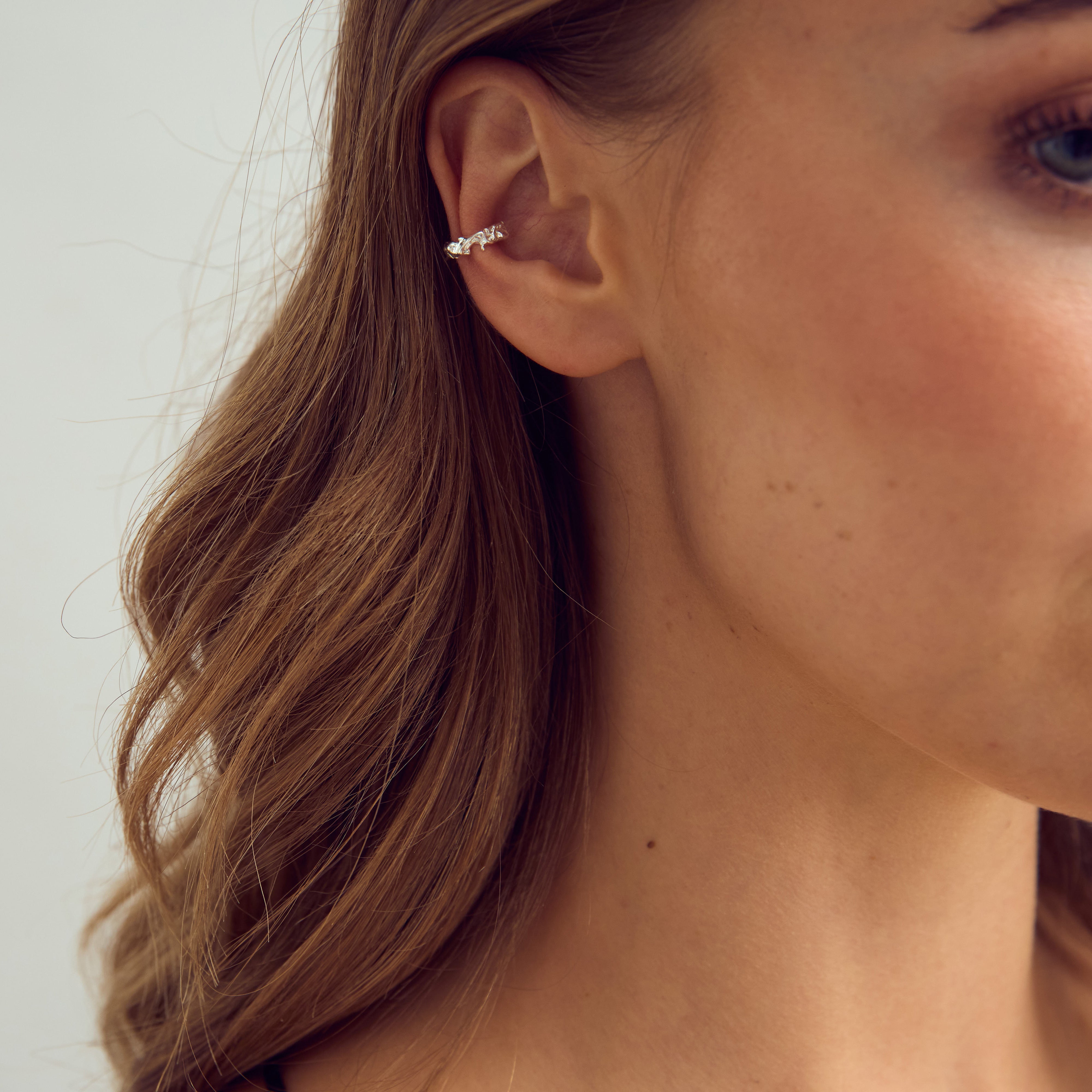 Noelle Earcuff - Silver Plated