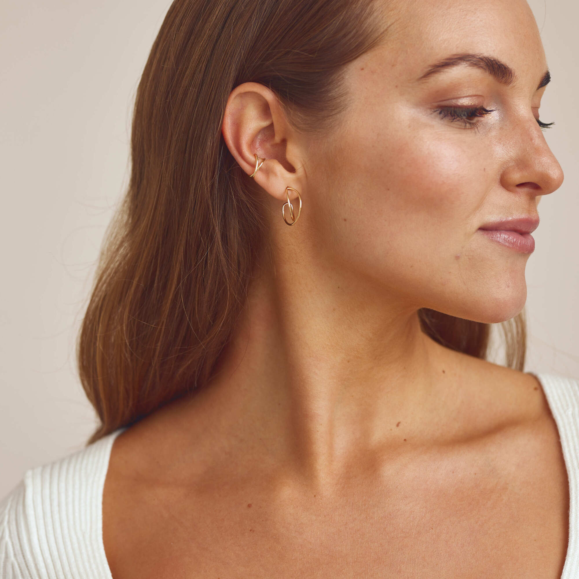 Mia Earcuff - 18 carat gold plated