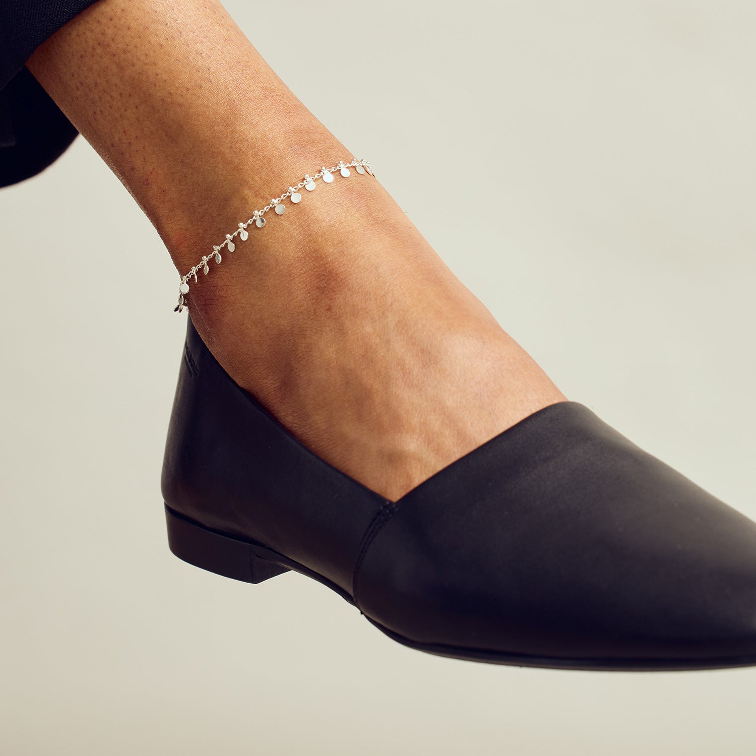 Ave Anklet - Silver Plated