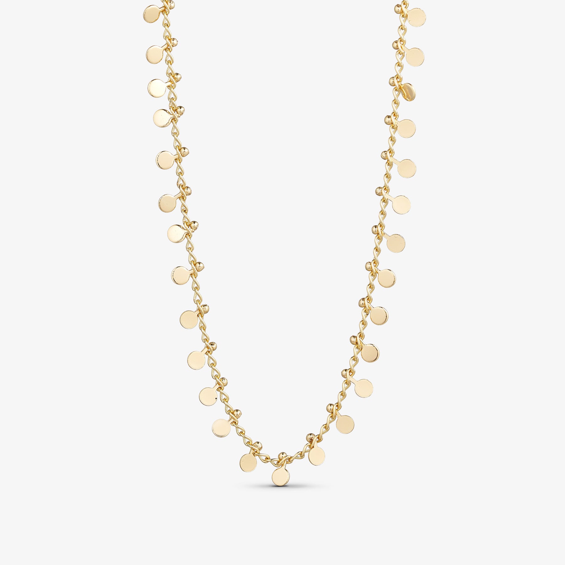 Ave Necklace - 18 carat gold plated