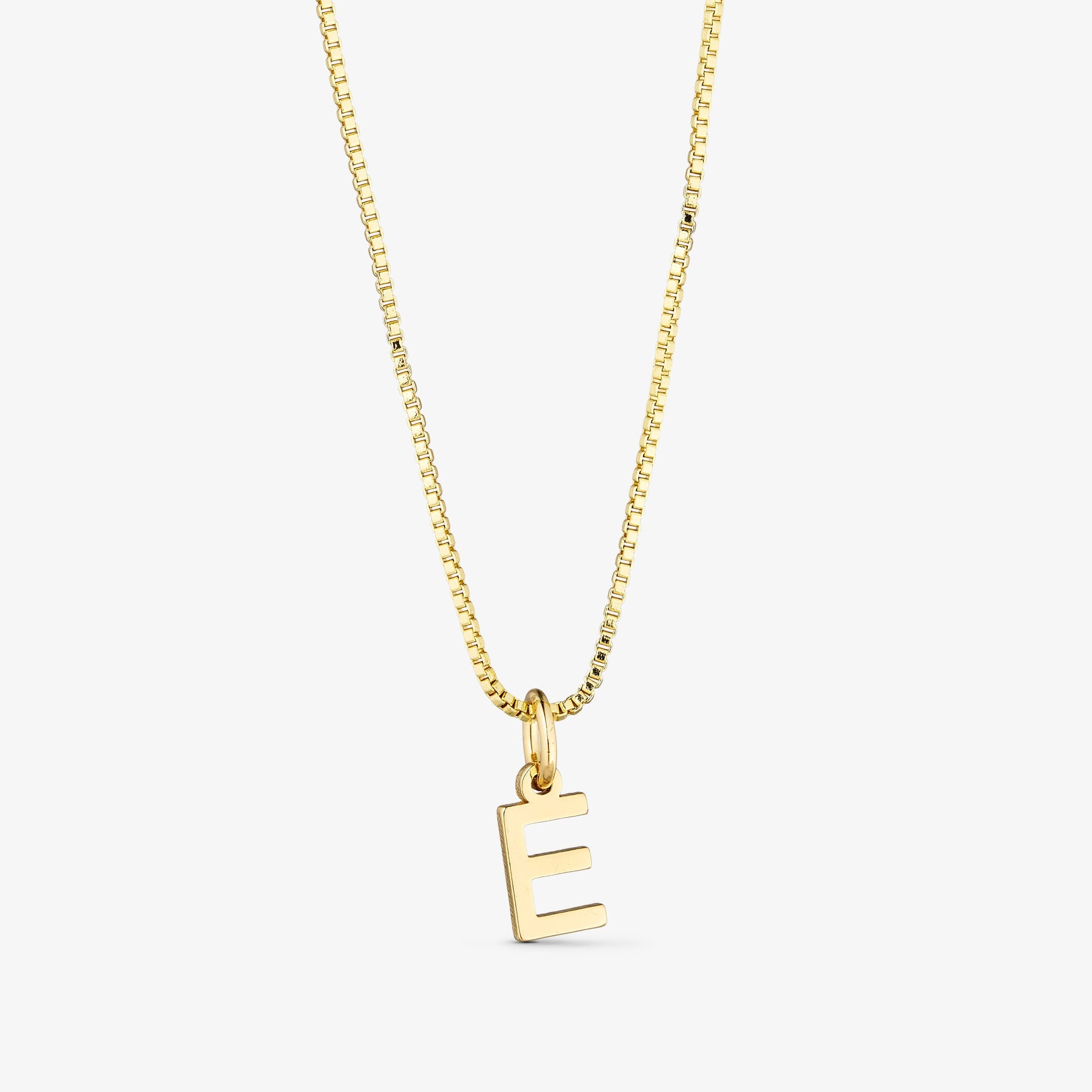 Letter Necklace A-Z - 18 carat gold plated