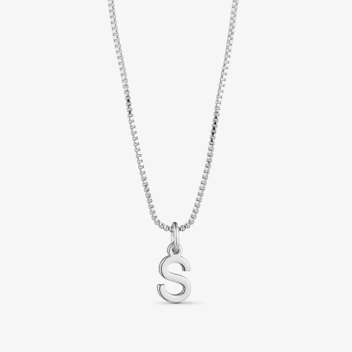 Letter Necklace A-Z - Silver Plated