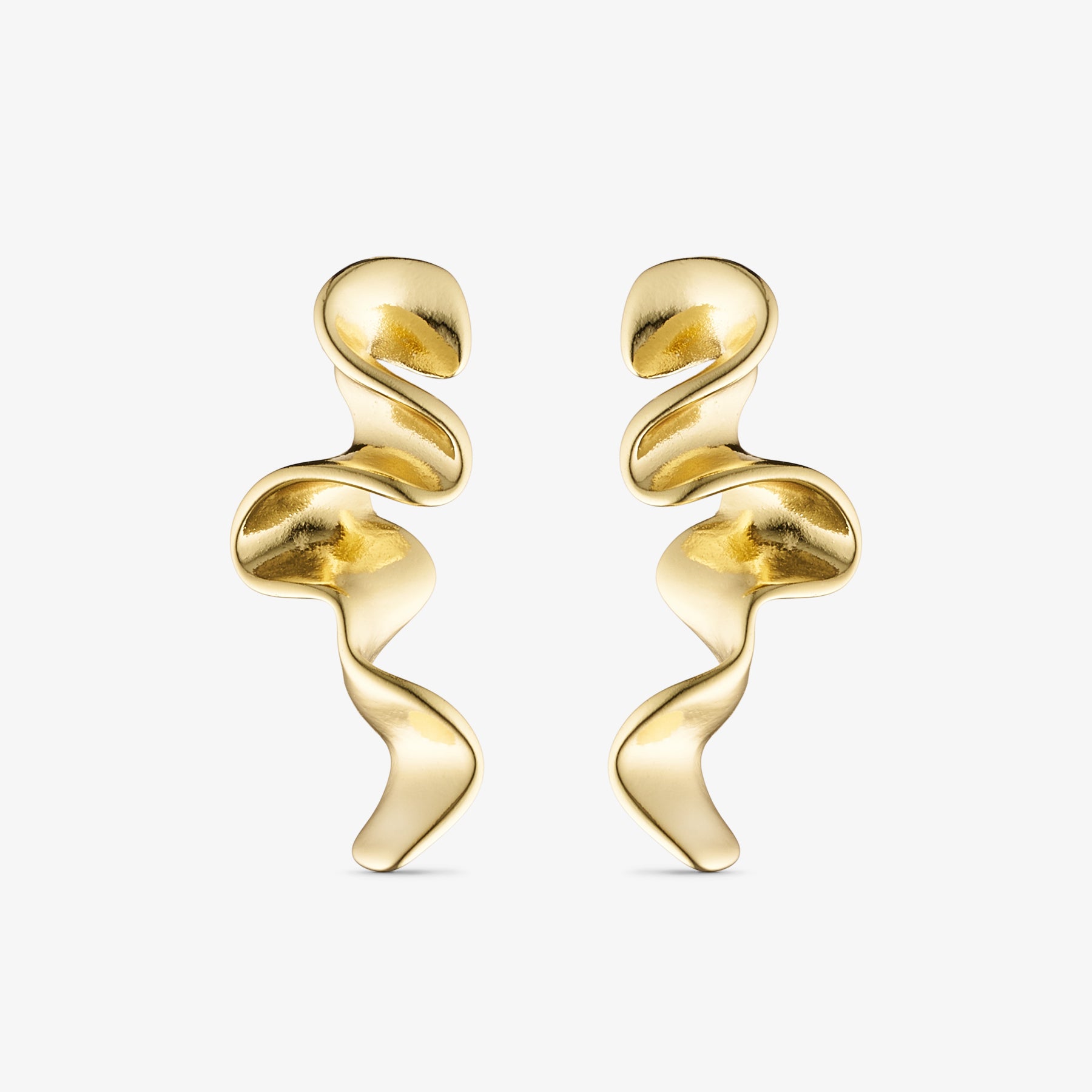 Caroline Earrings - 18 carat gold plated