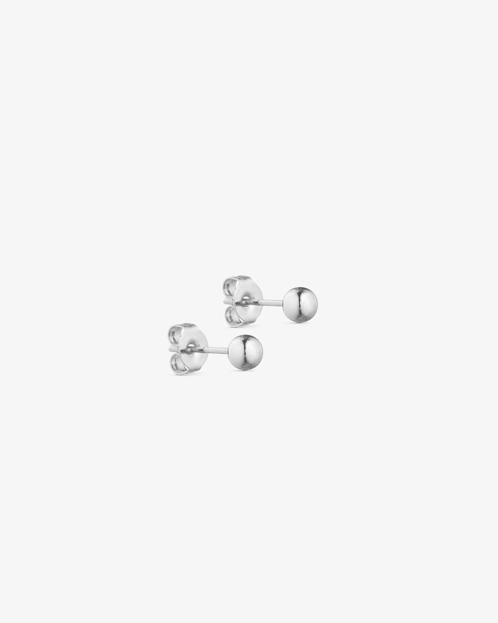 Eva Ear Studs Small - Silver Plated