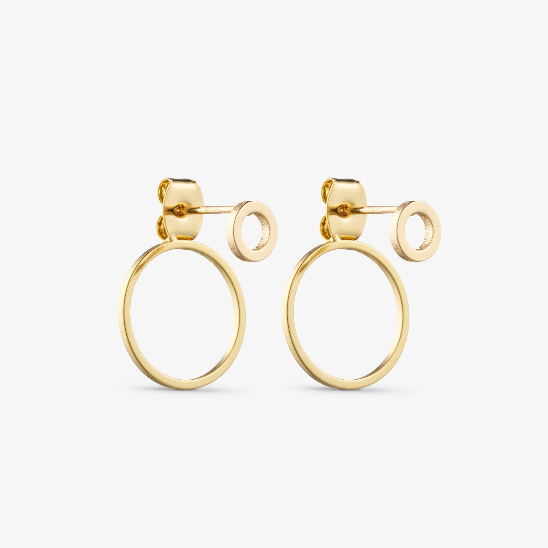 Ellen Earrings - 18 carat gold plated