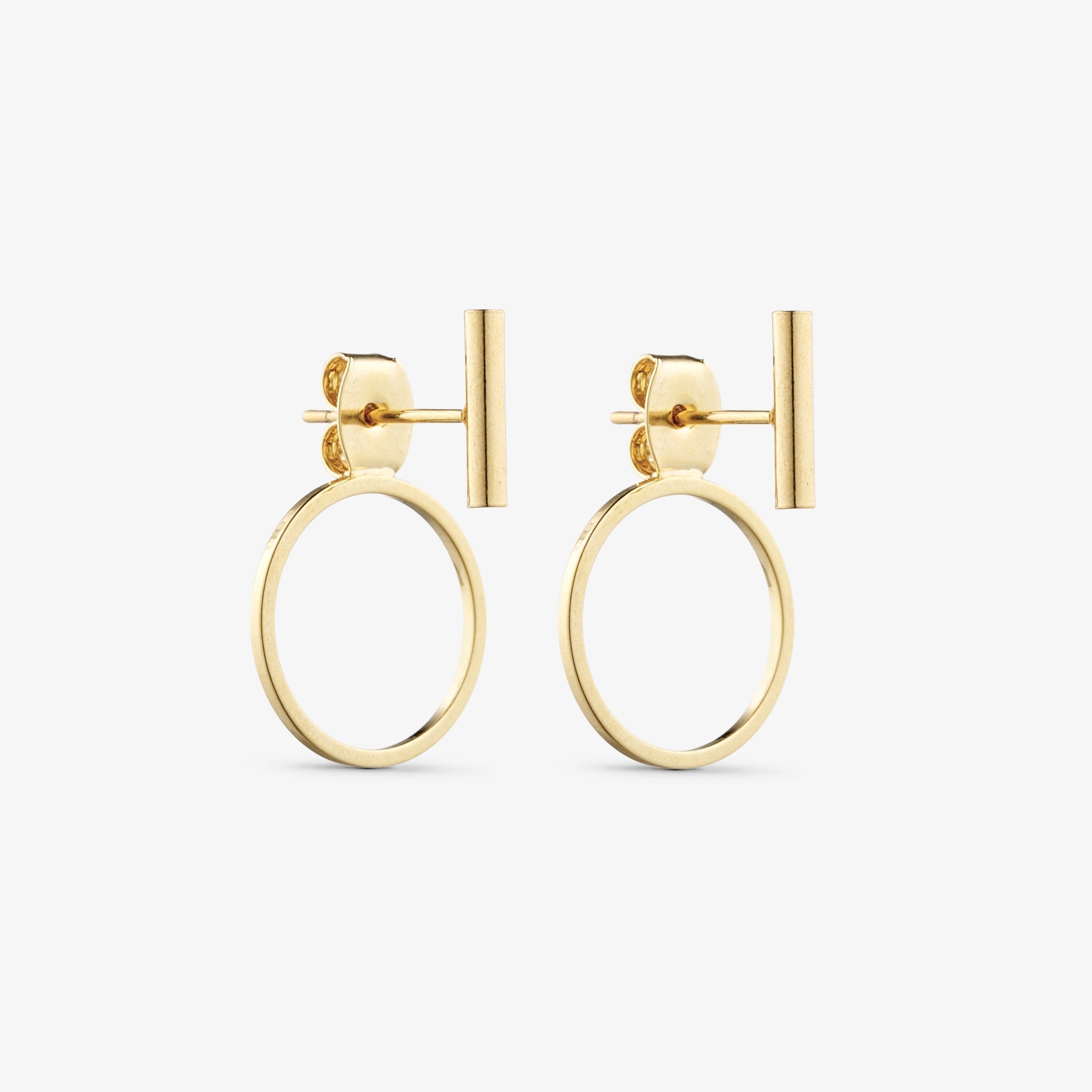 Fiona Earrings - 18 carat gold plated