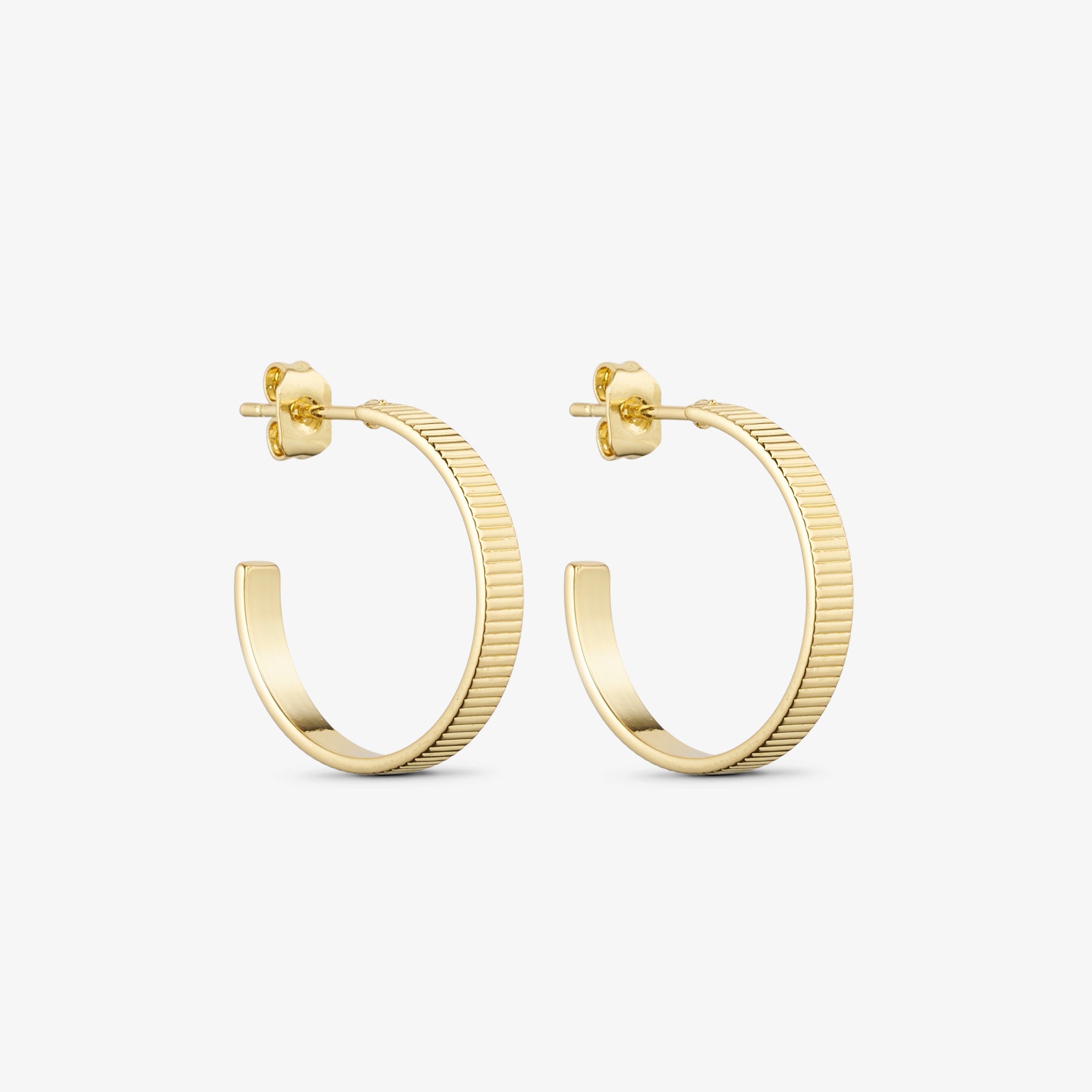 Josefine Hoop Earrings - 18 carat gold plated