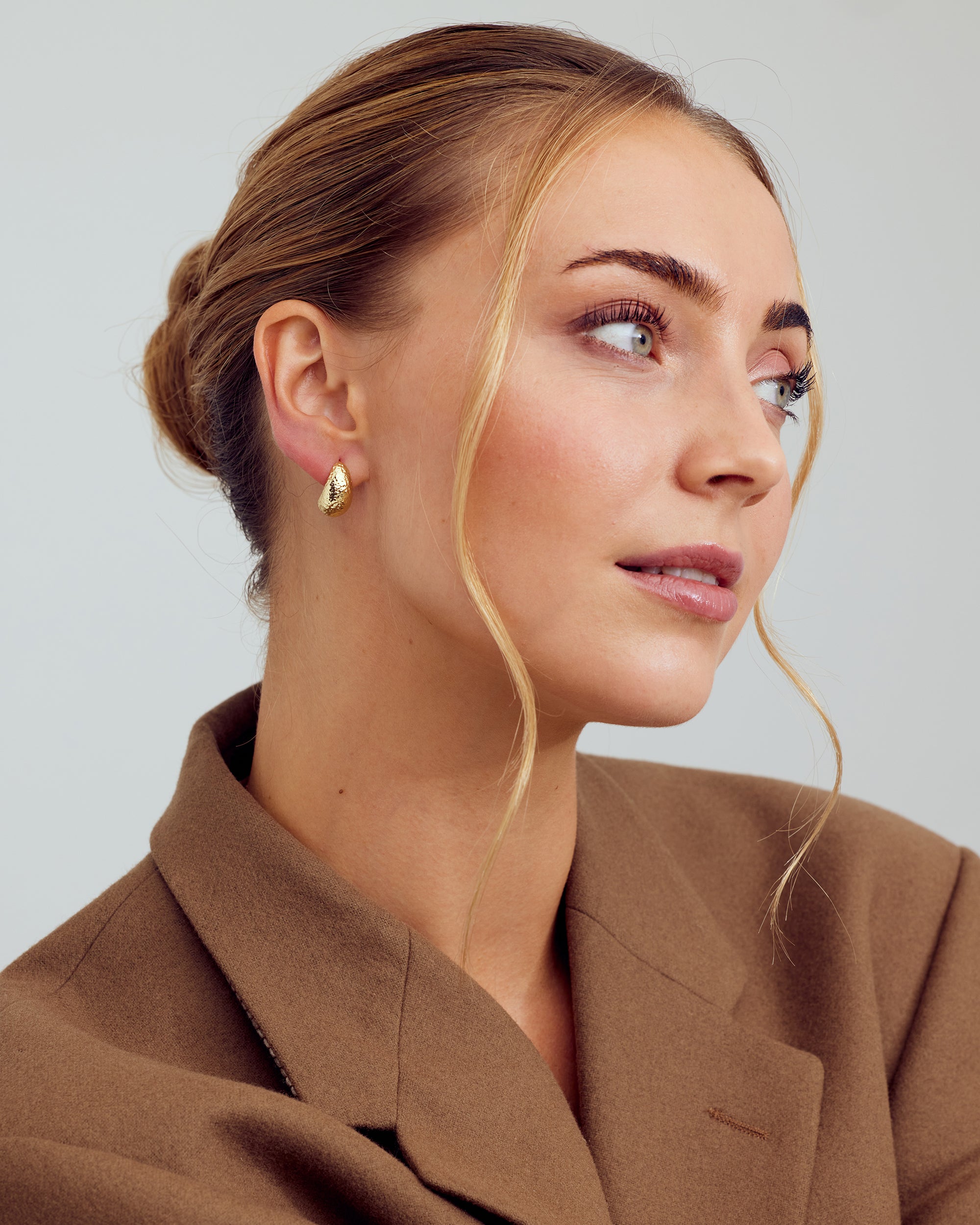 Dea Earrings - 18 carat gold plated