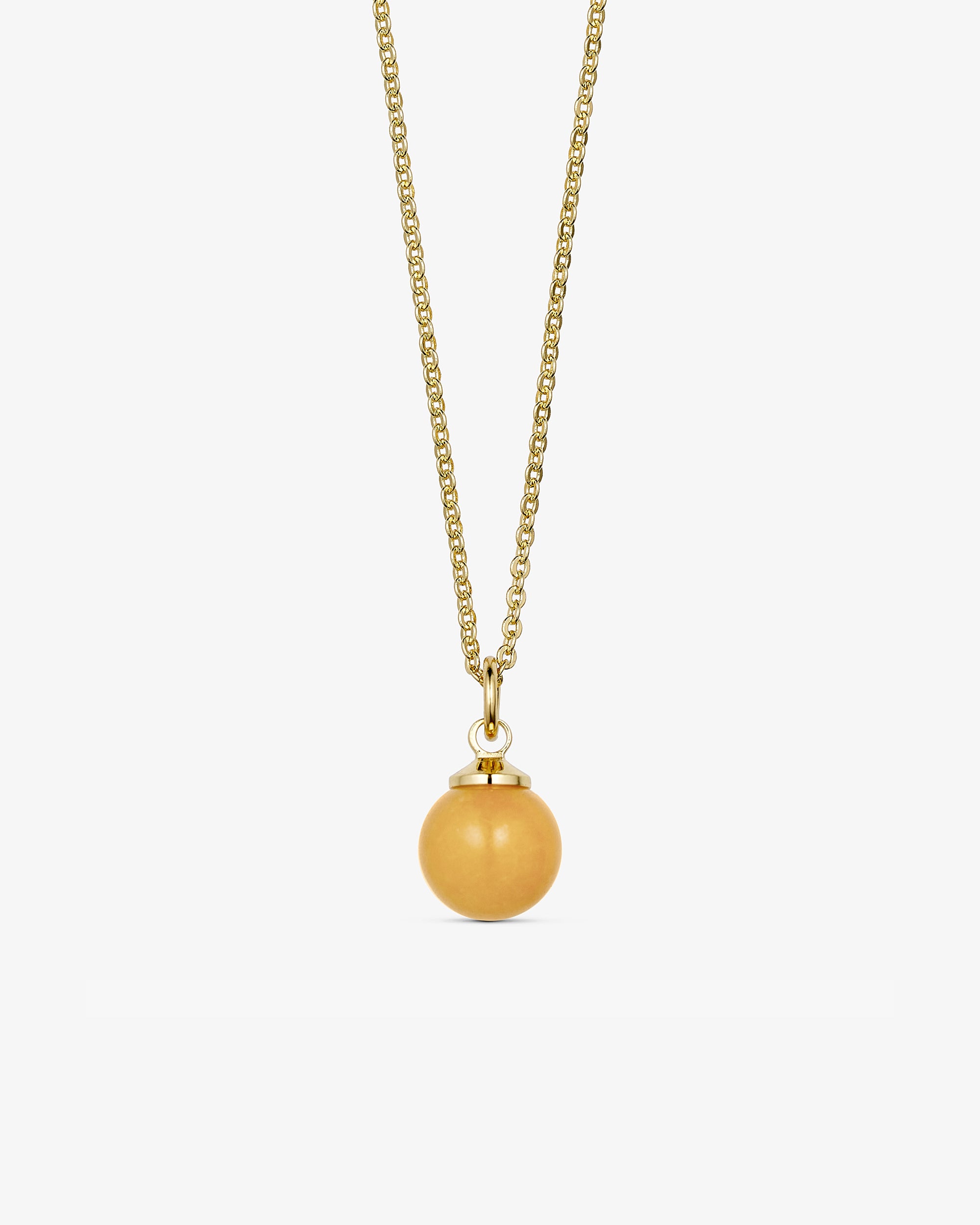 Aura Necklace - Earth Glow - 18 carat gold plated