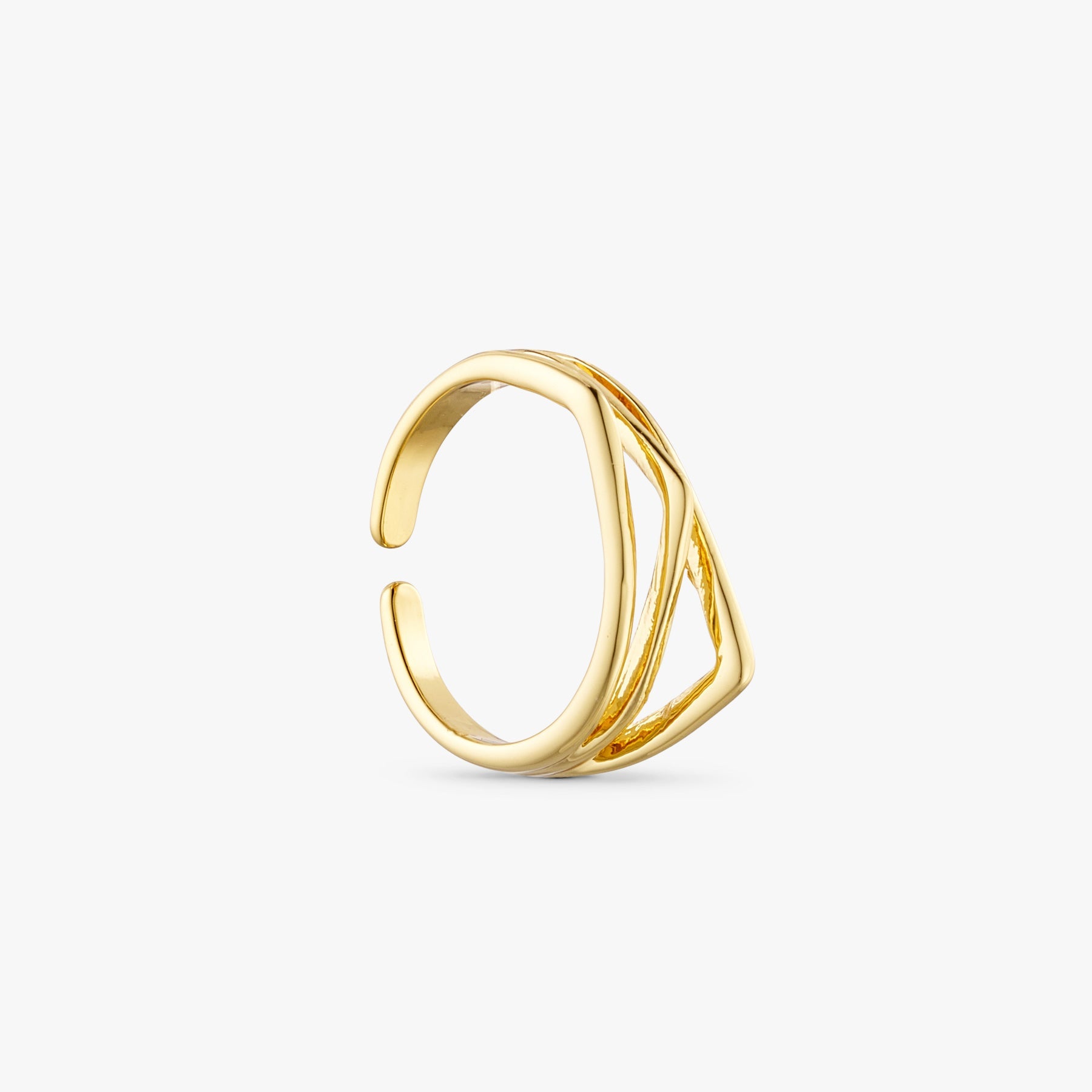 Gry Ring - 18 carat gold plated