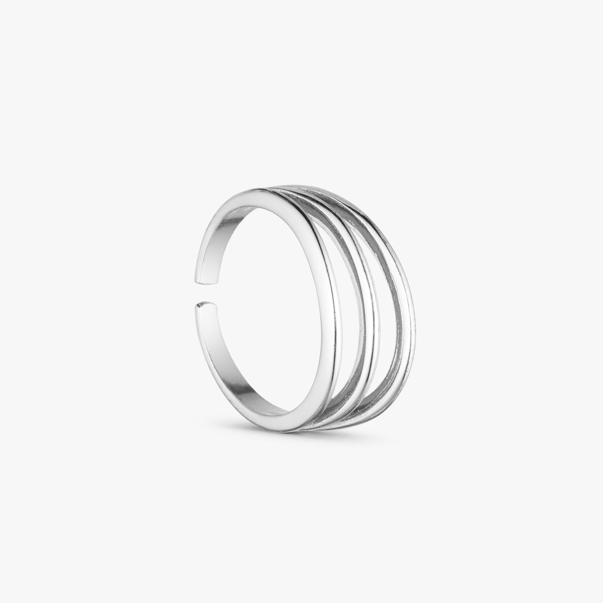 Iris Ring - Silver Plated