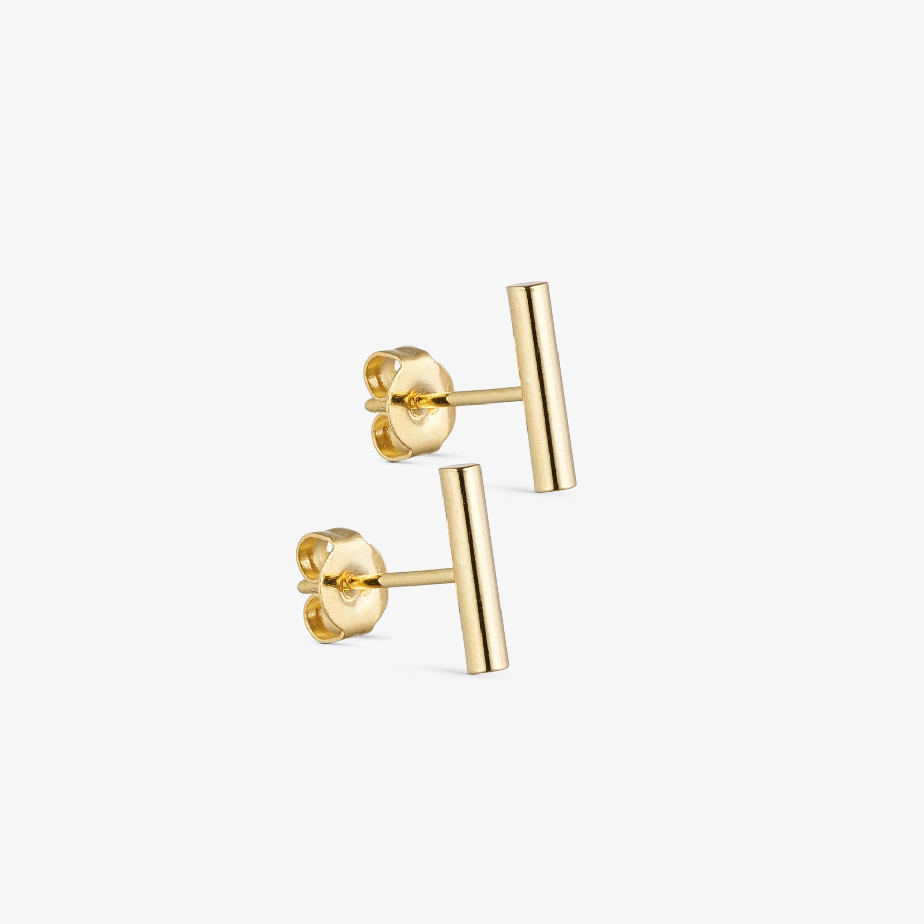 Fiona Stud Earrings - 18 carat gold plated
