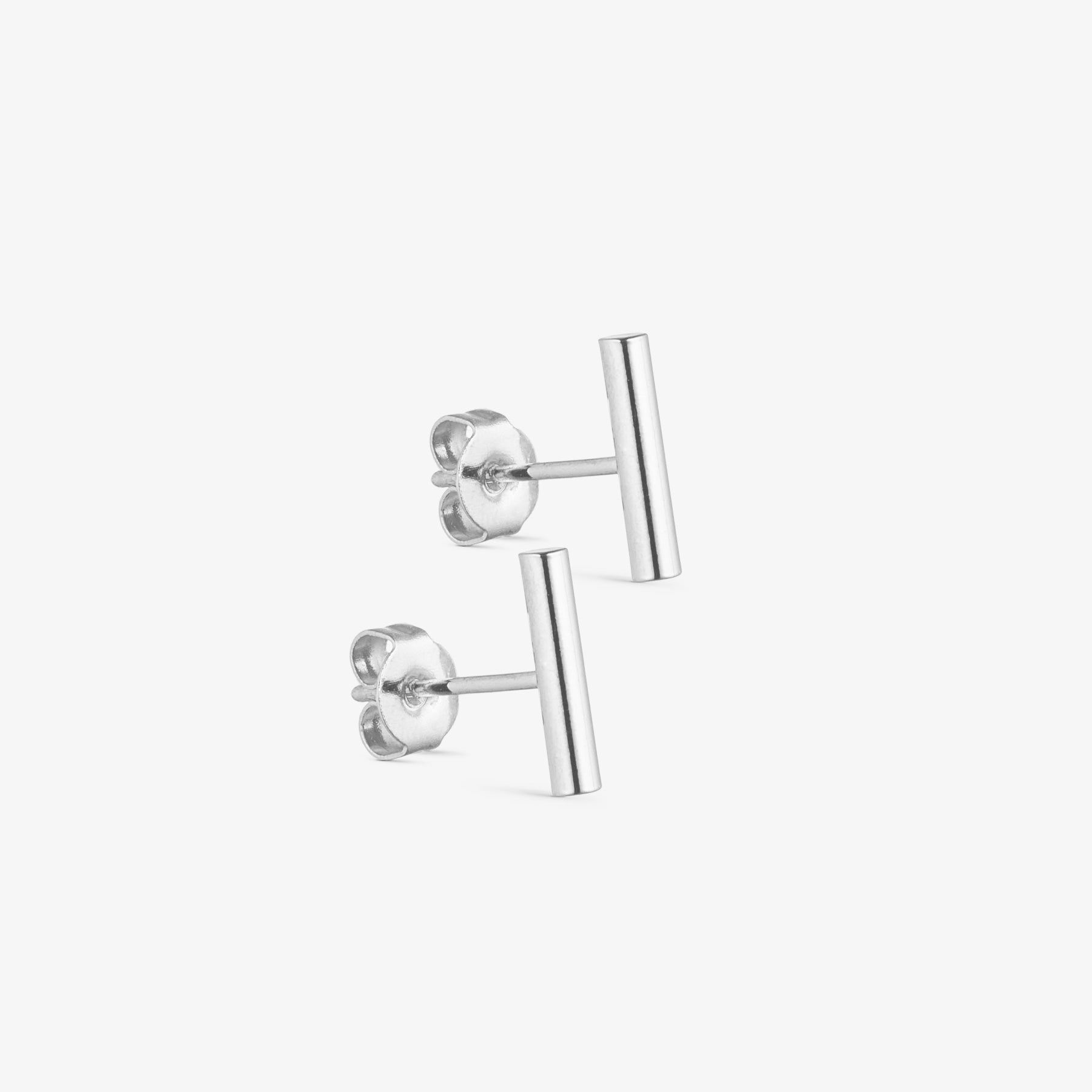 Fiona Stud Earrings - Silver Plated