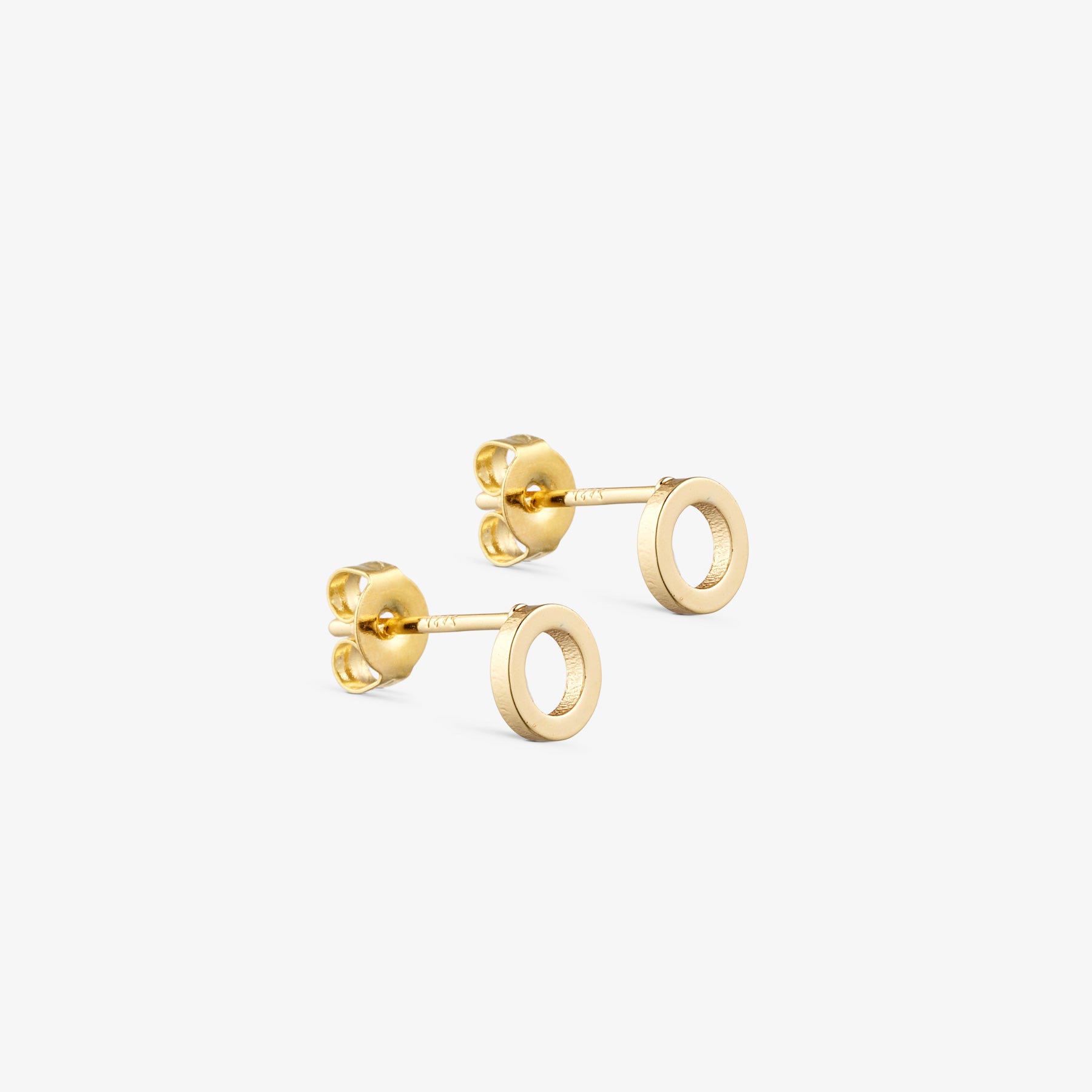 Ellen Stud Earrings - 18 carat gold plated
