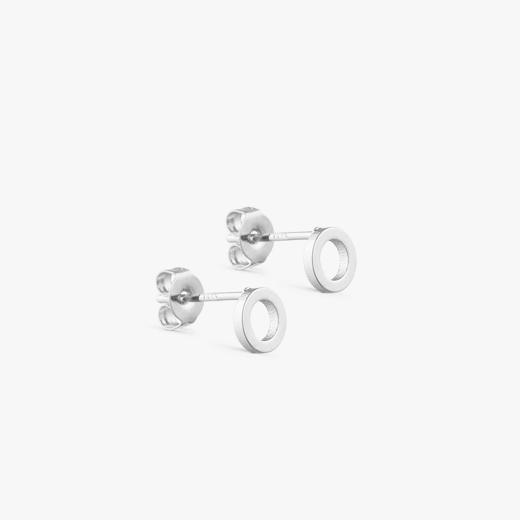 Ellen Studs Earrings - Silver Plated