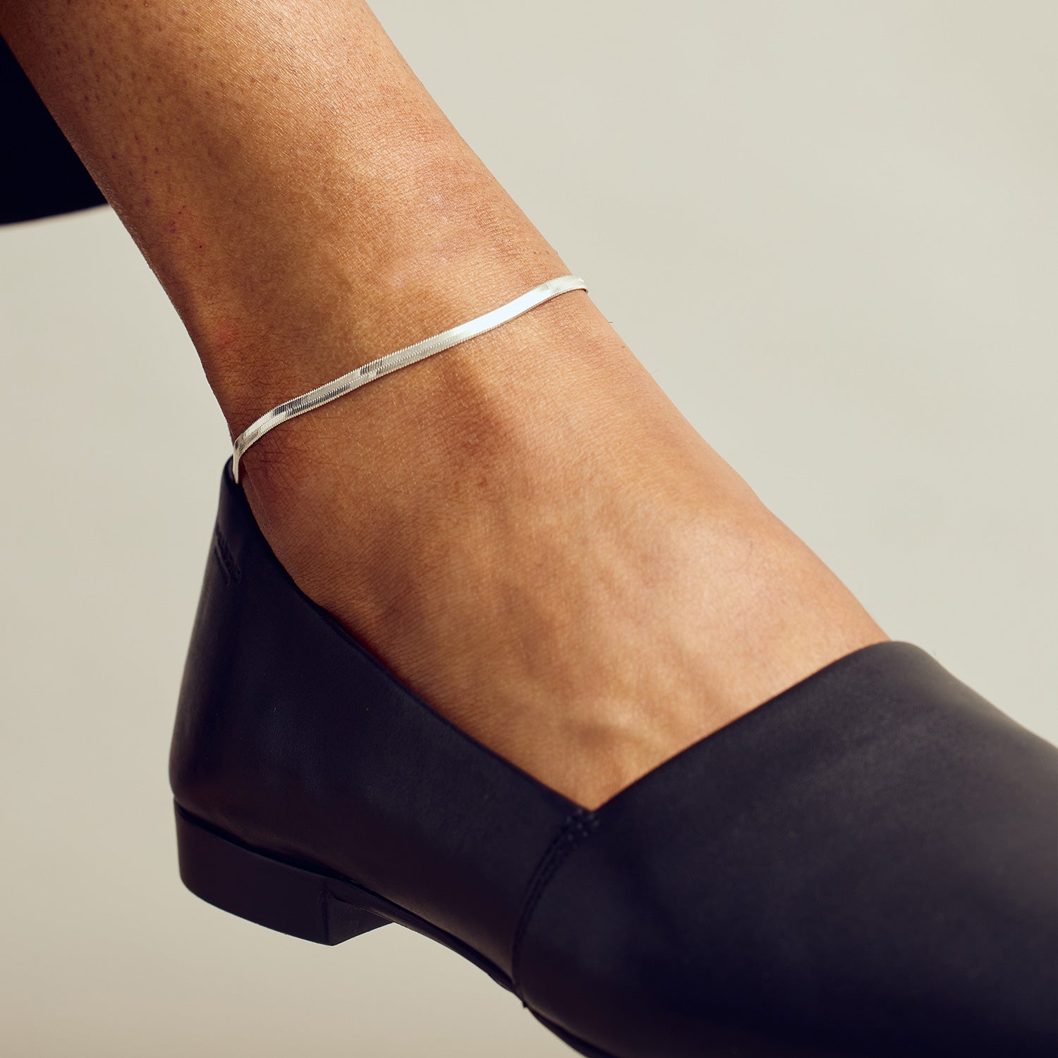 Laura Anklet - Silver Plated