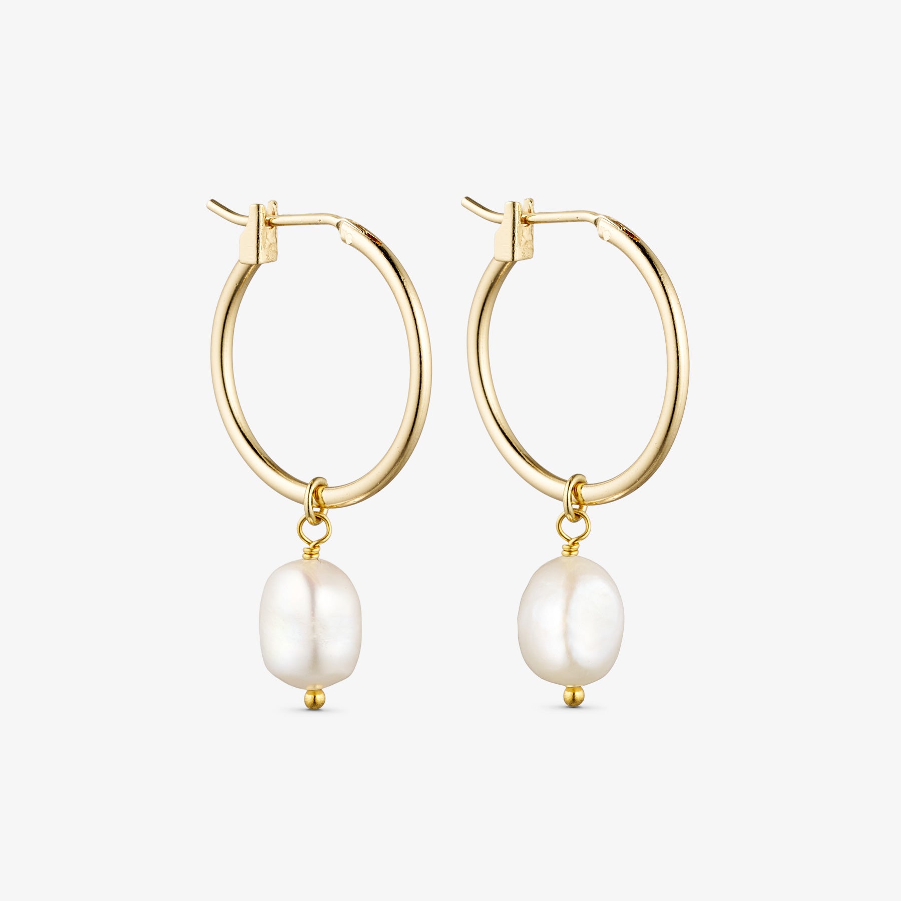 Lea Earrings LARGE - 18 carat gold-plated