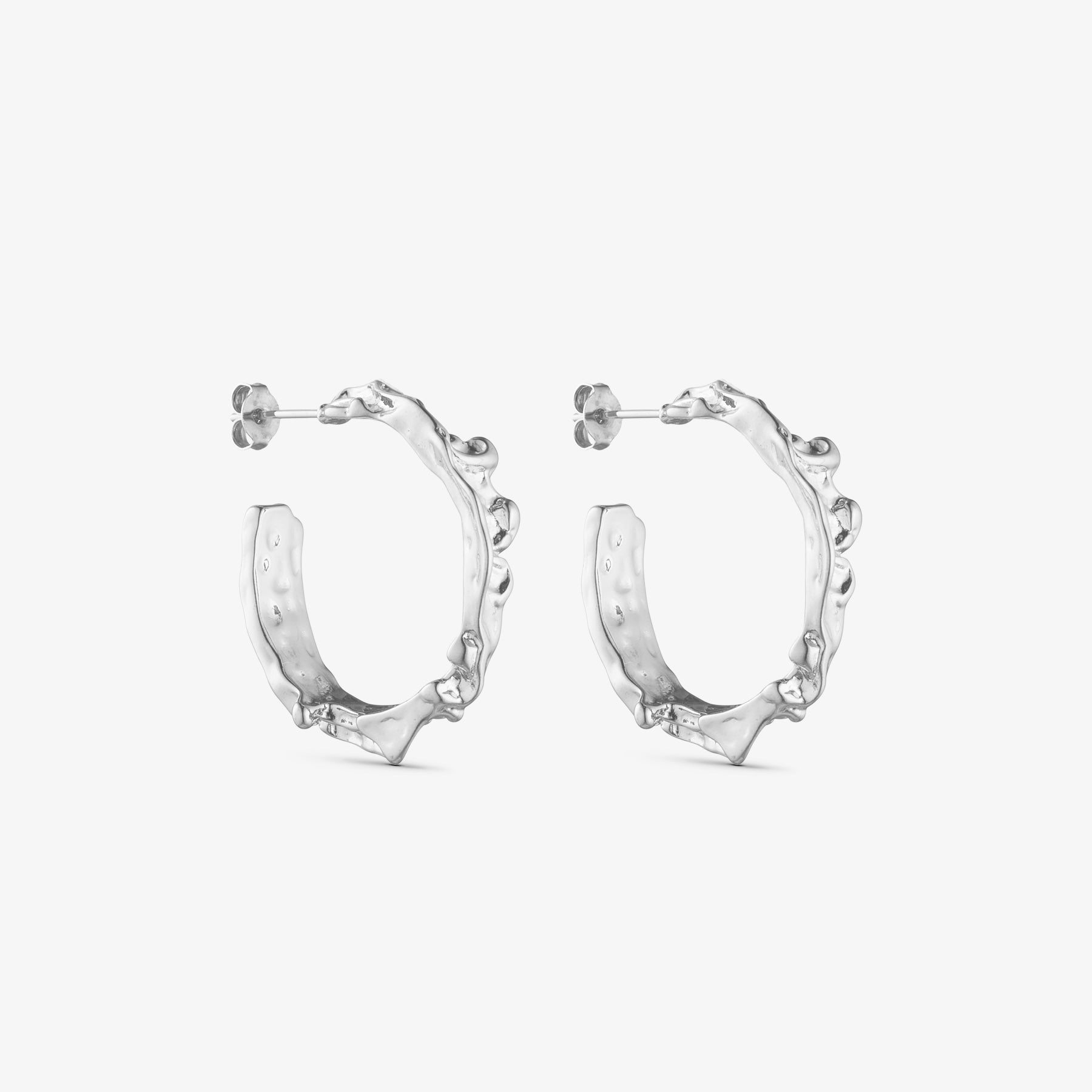 Noelle Earrings Small - Silver plated