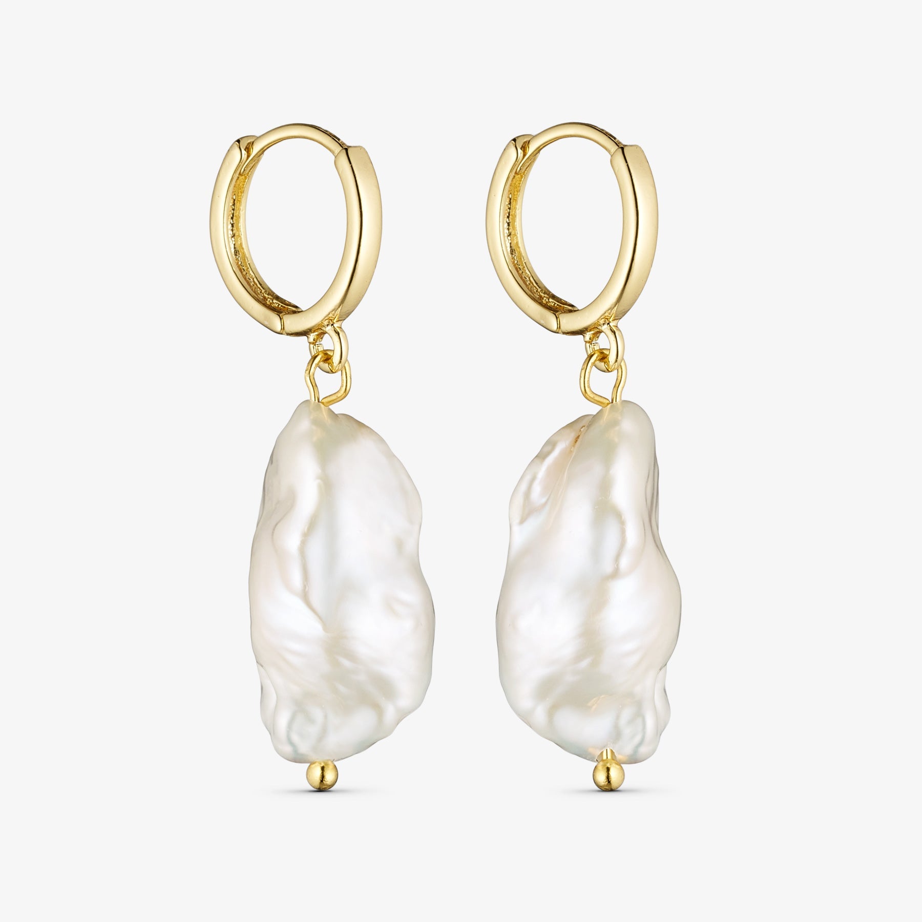 Norma Earrings - 18 carat gold plated