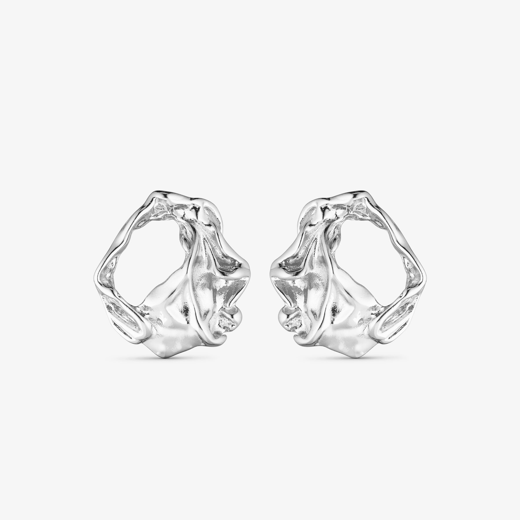 Paulette Earrings - Silver Plated