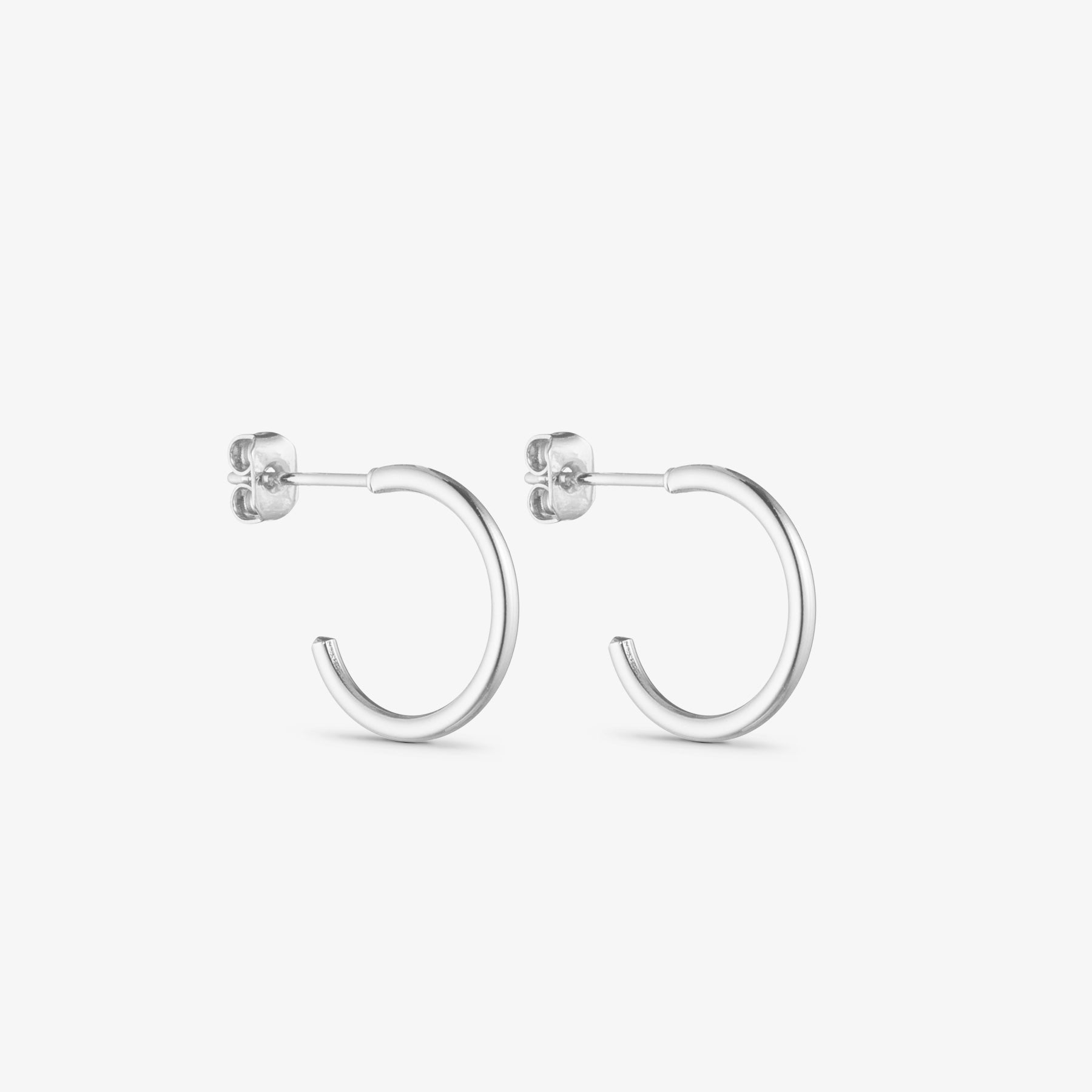 Saga Earrings SMALL - Silver plated