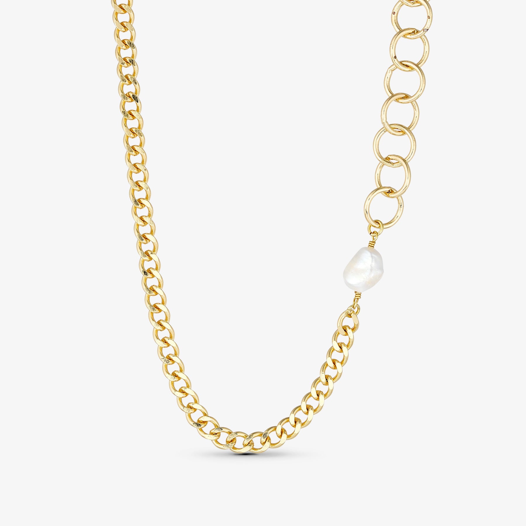 Sally Necklace - 18 carat gold plated