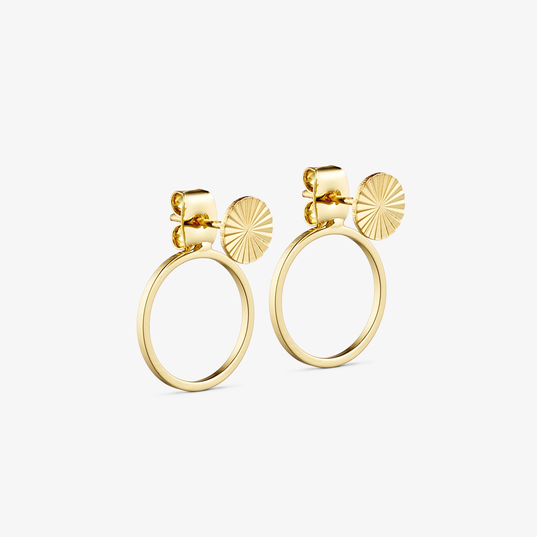 Scarlett Earrings - 18 carat gold plated