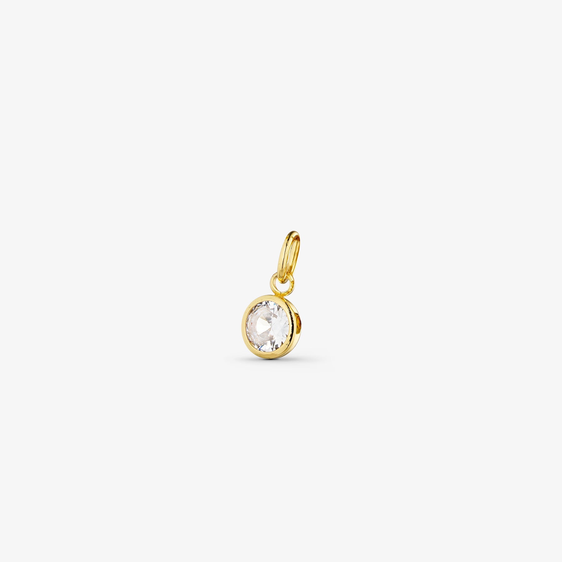 Agnes Pendant - Zirconia - 18 carat gold plated