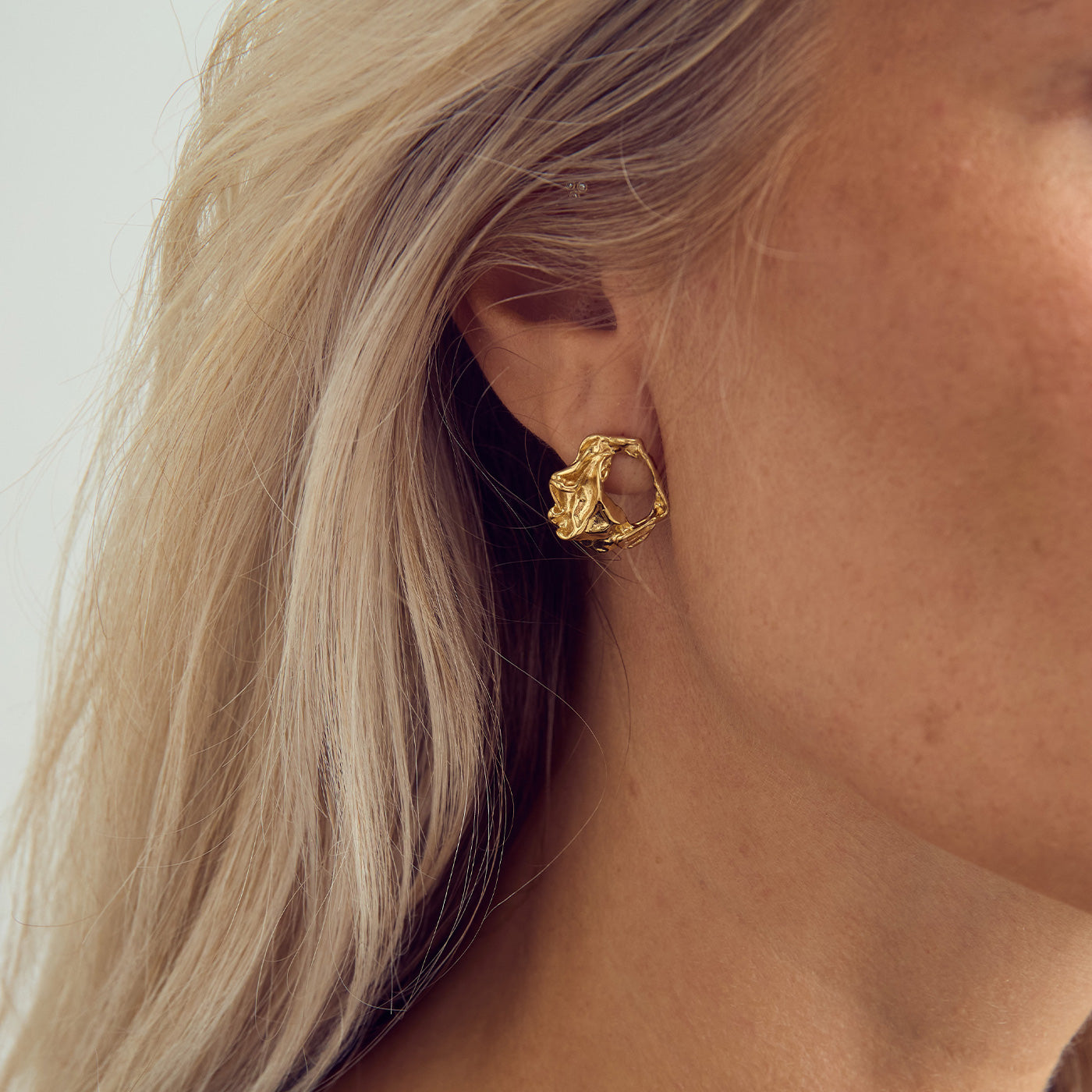 Paulette Earrings - 18 carat gold plated