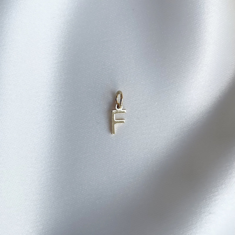 Letter Earring - 18 carat gold plated