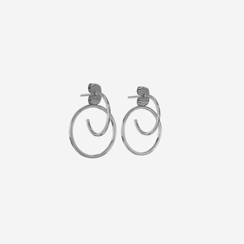 Sharin Earrings - Silver Plated