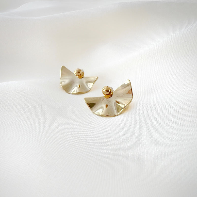 Elvira Earrings - 18 carat gold plated