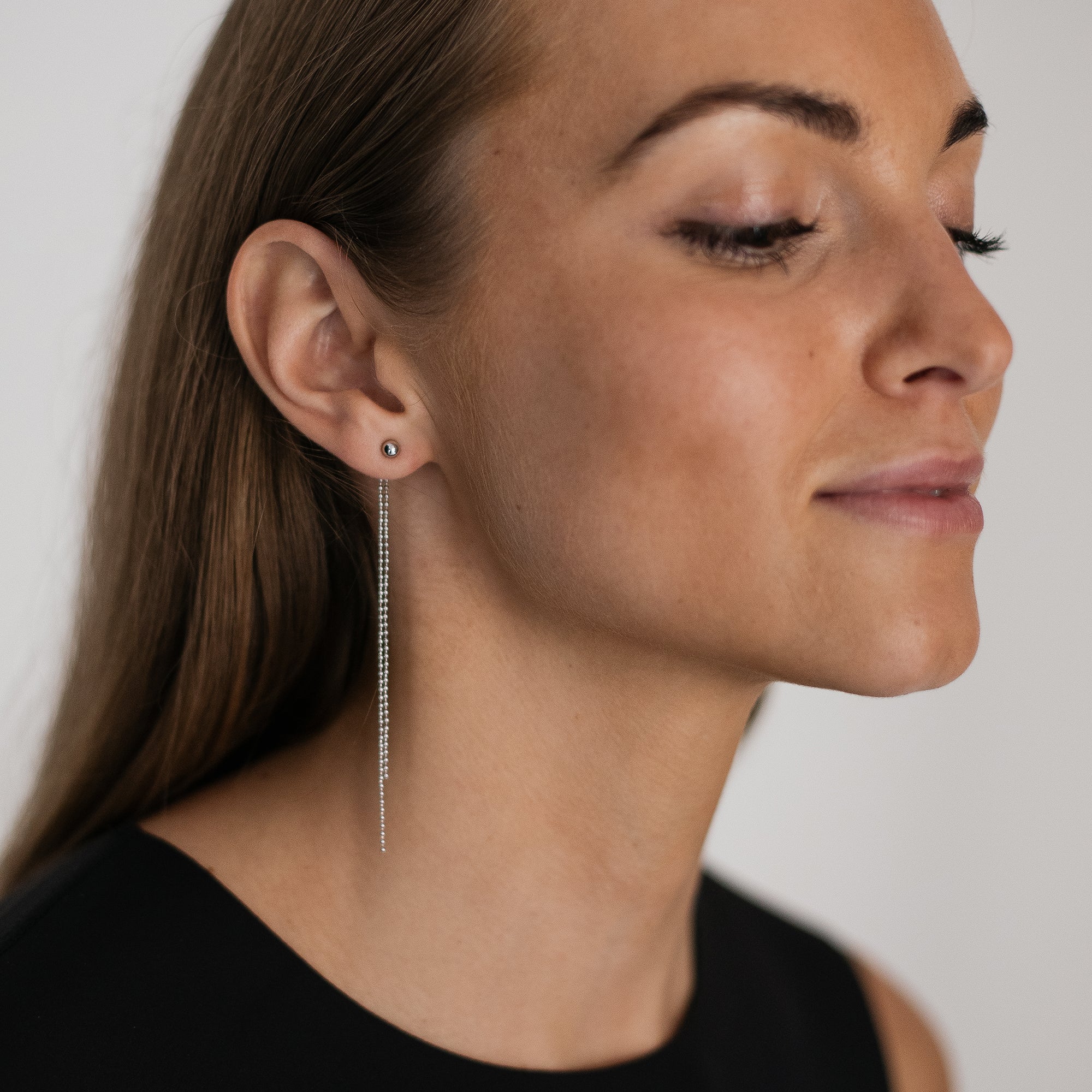 Salma Earrings - Silver Plated