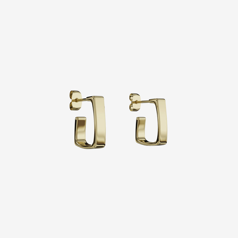 Olivia Earrings - 18 carat gold plated