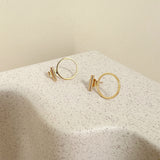 Fiona Earrings - 18 carat gold plated