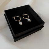 Lea Earrings SMALL - 18 carat gold plated