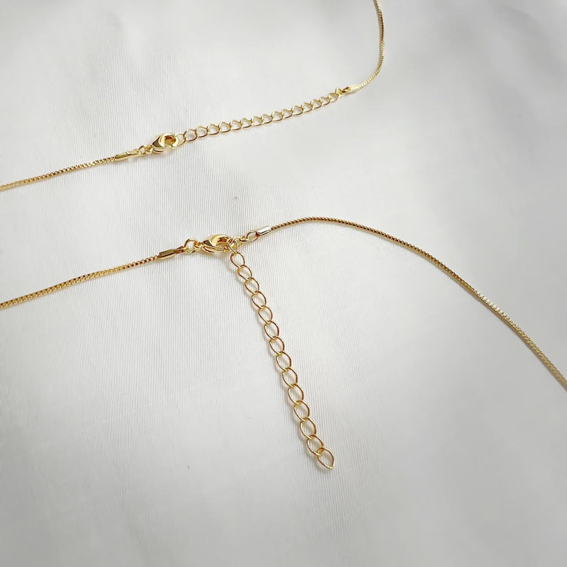 Necklace - 18 carat gold plated