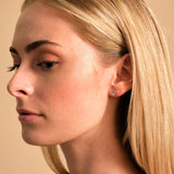 Ellen Post Earrings - Silver plated