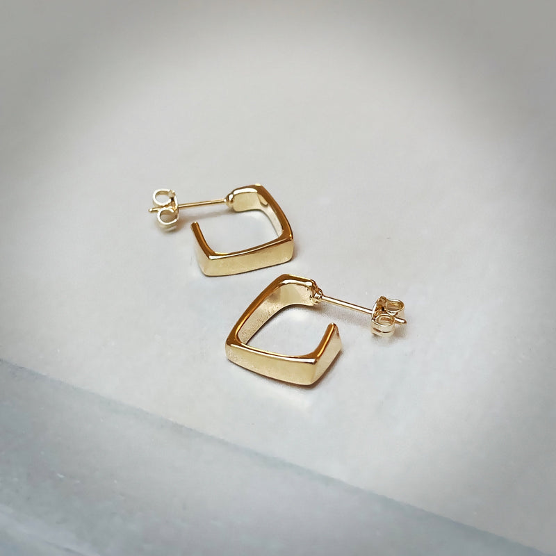 Olivia Earrings - 18 carat gold plated