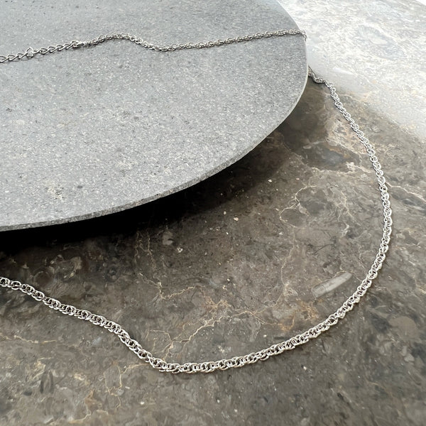 Marie Necklace - Silver Plated