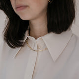 Carla Necklace - 18 carat gold plated