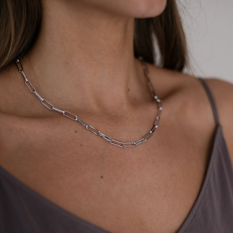Carla Necklace - Silver Plated